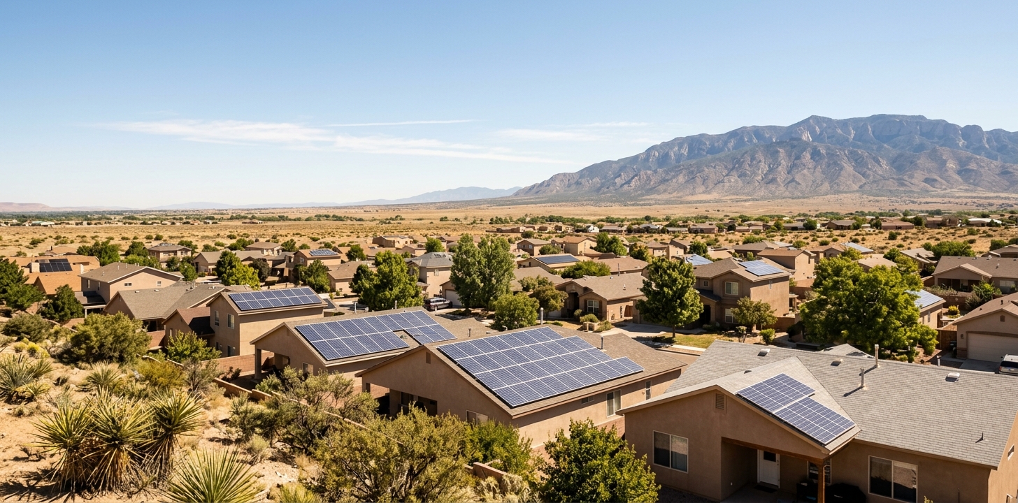 Solar Power in Albuquerque: High Production Ratios and Local Advantages