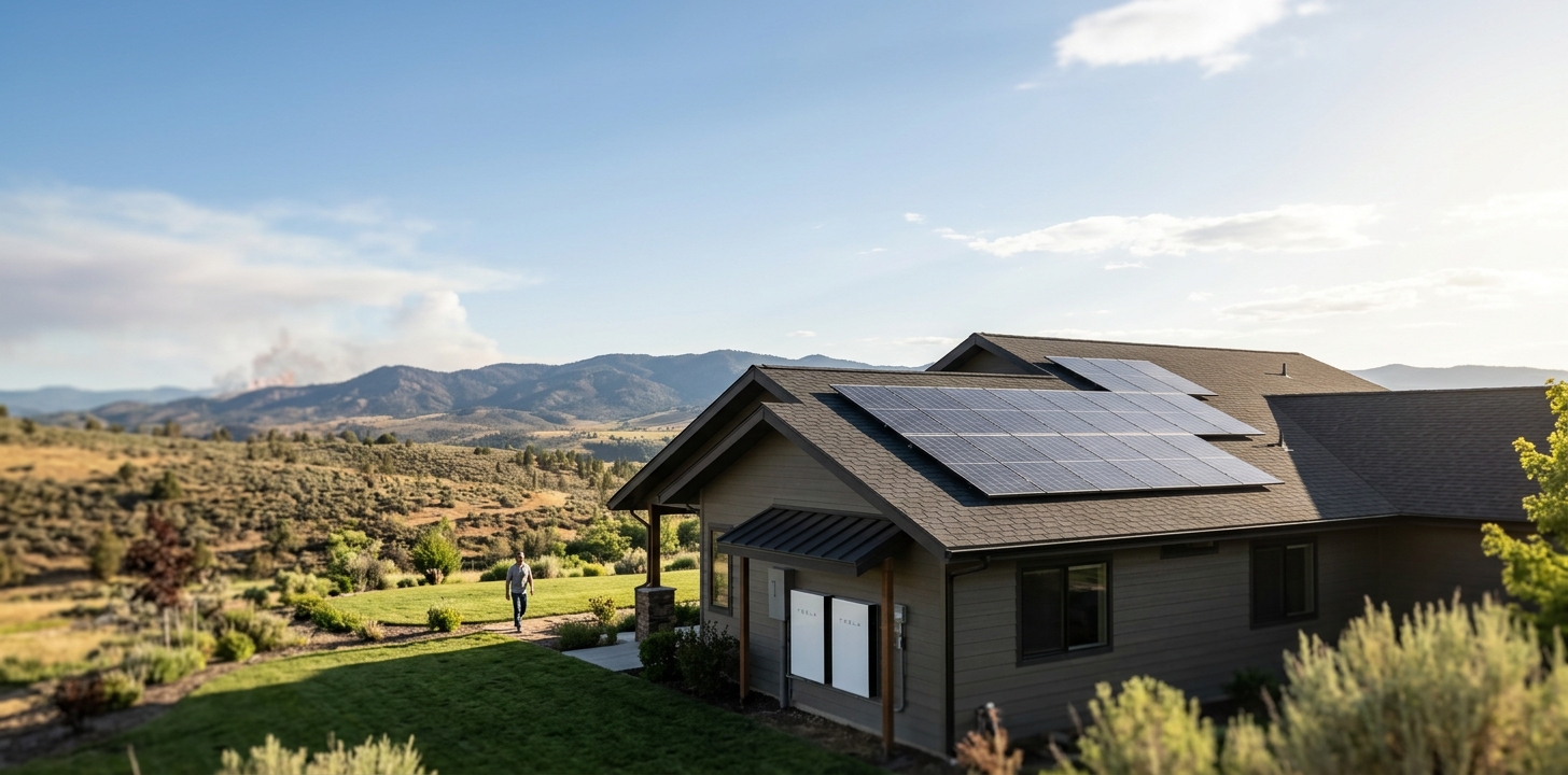 How Solar & Batteries Boost Wildfire Resilience