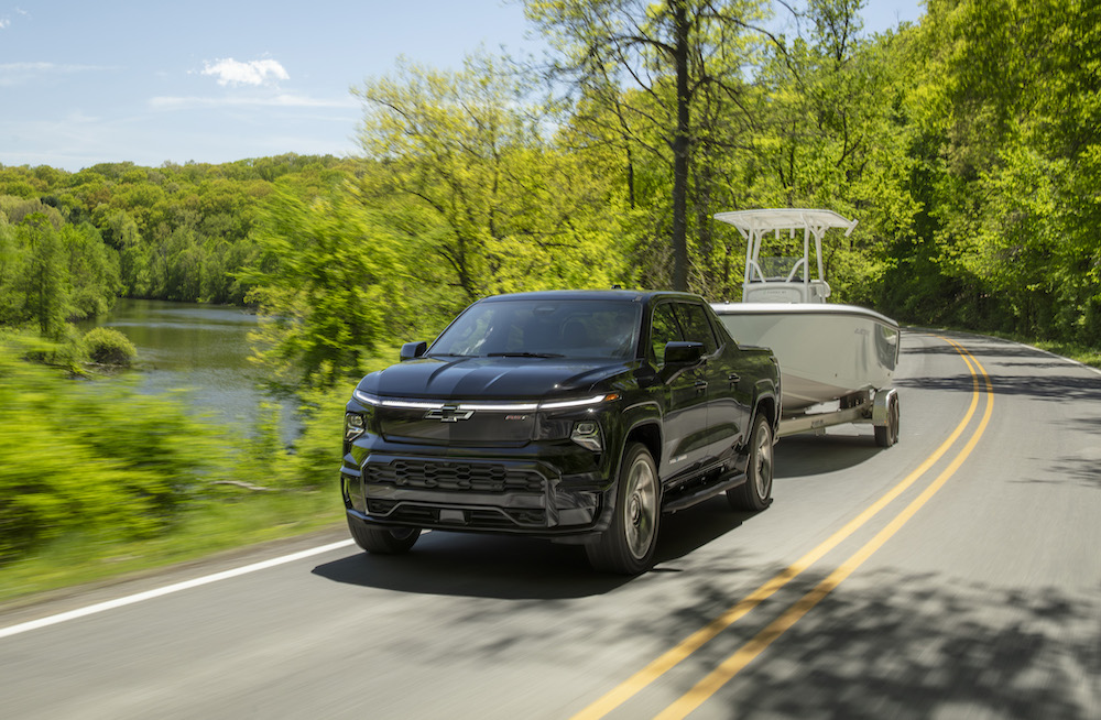 Chevrolet Silverado RST all-electric pickup truck