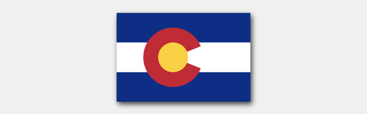 The Colorado state flag