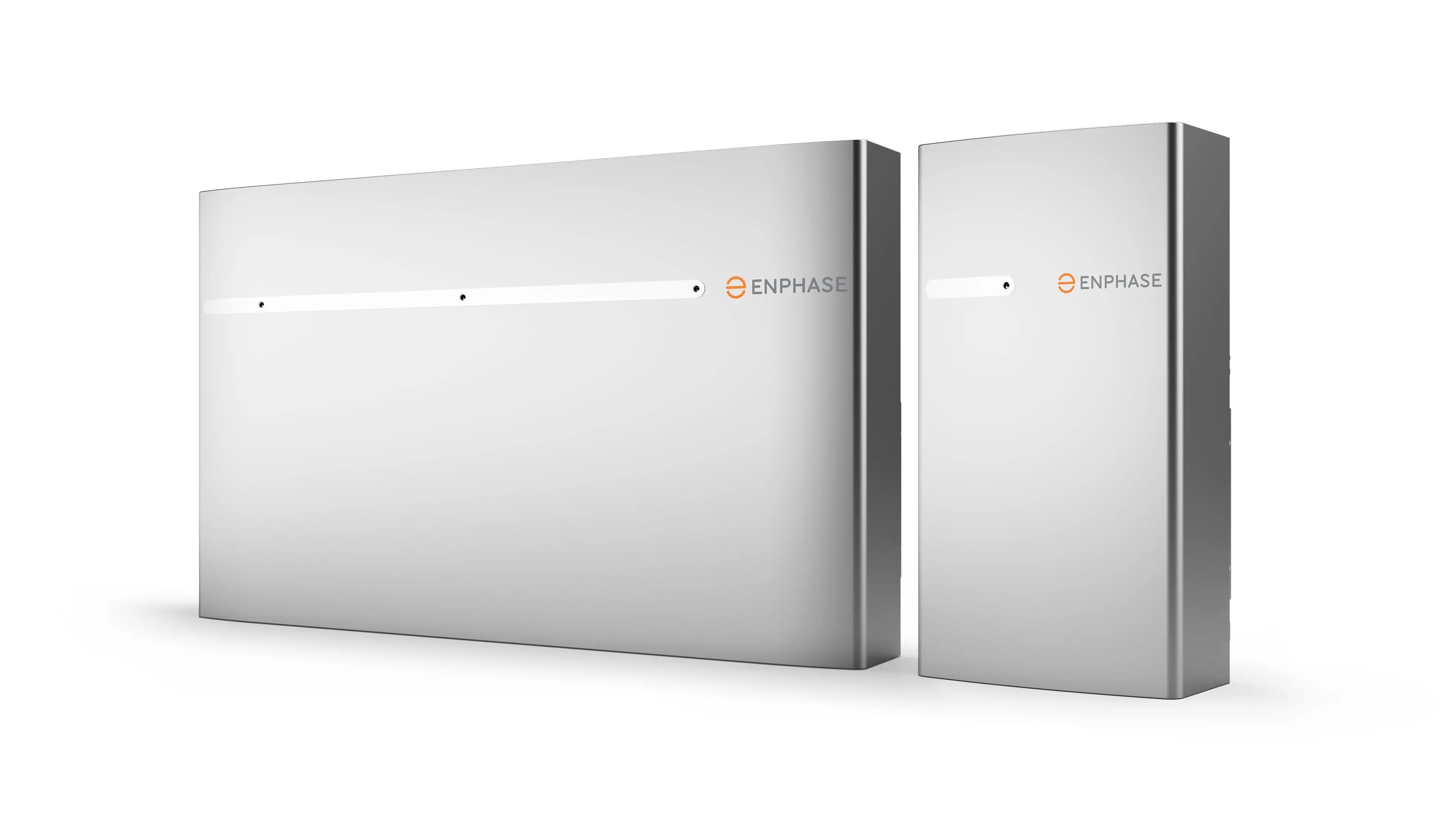 Enphase IQ 10T and Enphase IQ 3T batteries side by side