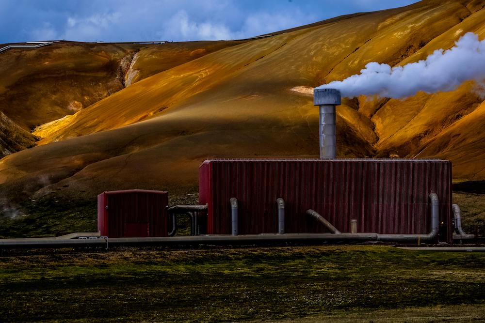 small geothermal power station