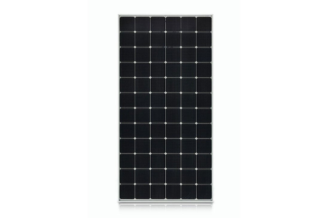 A monocrystalline solar panel