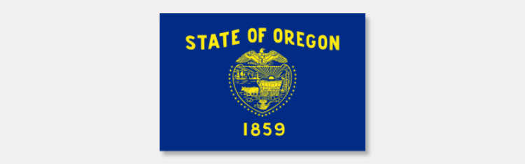 The Oregon state flag
