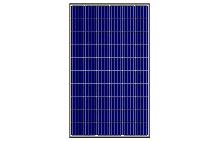 A polycrystalline solar panel
