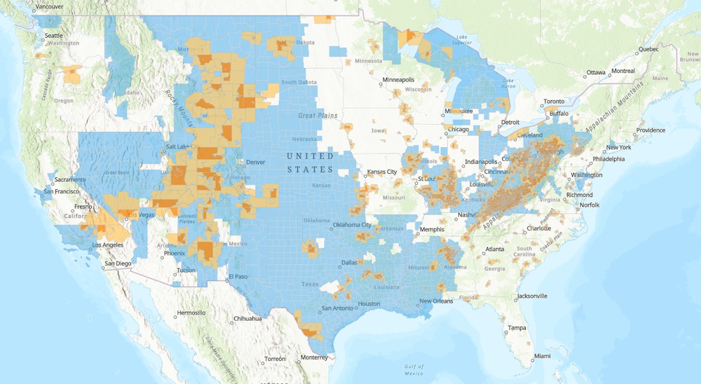 map of us energy communities